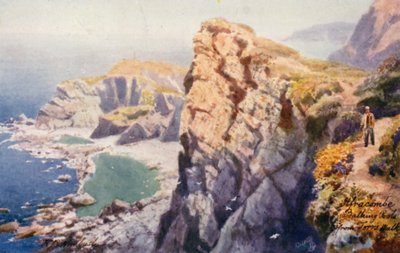 イルフラクームのトールズ・ウォークから見た海水浴場（カラーリトグラフ） 作： Henry B. (after) Wimbush