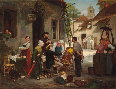 古いインの新しい看板、1870 作： Henry Bacon