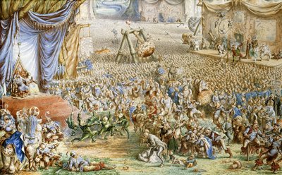 現代の出来事の寓意、1873 作： Henry Barnabus Bright