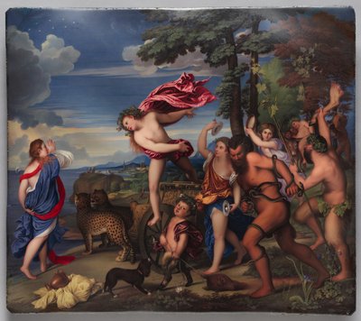 バッカスとアリアドネ、1808-1811。 作： Henry Bone