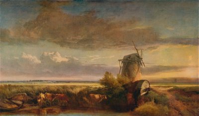 風車の製造所、c1853 作： Henry Bright