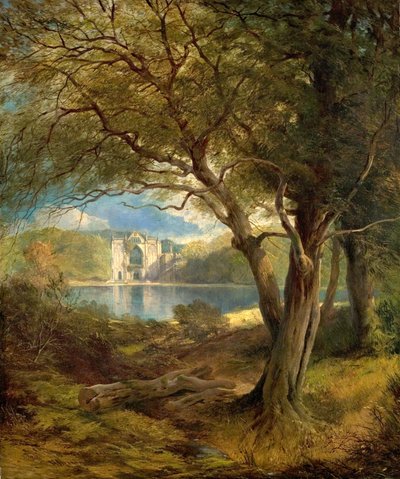 ニューステッド修道院、ノッティンガムシャー 作： Henry Bright