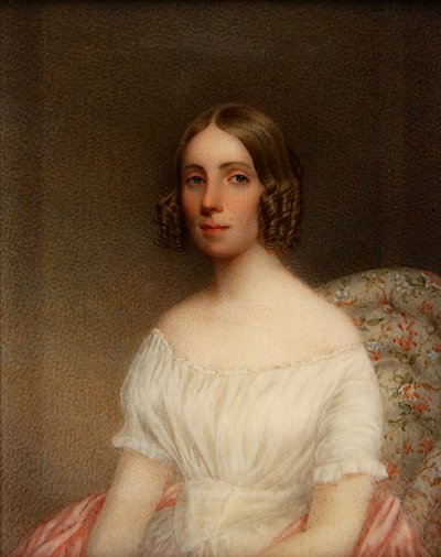 女性の肖像、カリフォルニア州。 1850年。 作： Henry Brintnell Bounethea