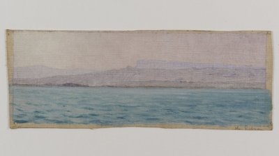 ナイル河岸、エジプト、1891年頃（油彩・キャンバス） 作： Henry Brokman Knudsen