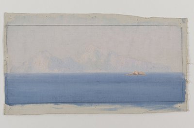 カプリ島、1910年から1912年の間（キャンバスに油彩） 作： Henry Brokman Knudsen