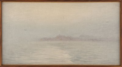 海の霧、1911年頃（キャンバスに油彩） 作： Henry Brokman Knudsen