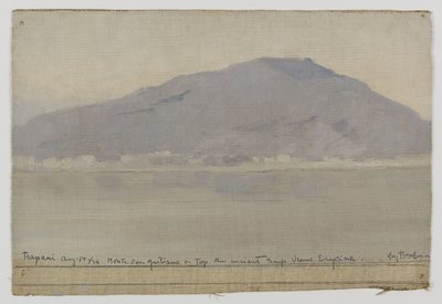 トラーパニ、モンテ・サン・ジュリアーノ（シチリア）、1899年（油彩・キャンバス） 作： Henry Brokman Knudsen