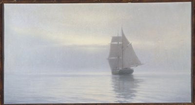 穏やかな灰色のシンフォニーに包まれたラルダ 作： Henry Brokman Knudsen