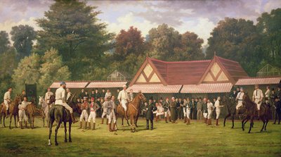 ハーリンガムのポロ、1890 作： Henry Brooks