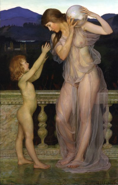 幻想、1900年頃（キャンバスに油彩） 作： Henry Brown Fuller