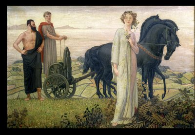 プルートとプロセルパイン、1914 作： Henry Bryson Burroughs