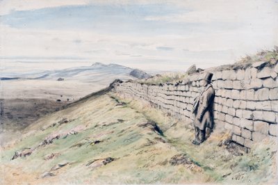 コックマウントヒル（紙に鉛筆、トイレ、ガッシュ、カードに） 作： Henry Burdon Richardson