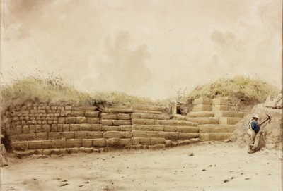 ハウスステッド、1848年頃（紙に鉛筆と水彩） 作： Henry Burdon Richardson