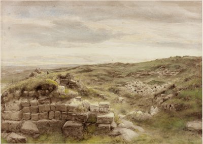 ハウスステッド、1848年頃（紙に鉛筆と水彩） 作： Henry Burdon Richardson