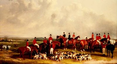 バックハウンドの会合、1845年頃 作： Henry Calvert