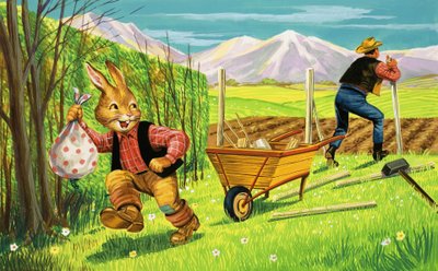 クマのウサギ 作： Henry Charles Fox