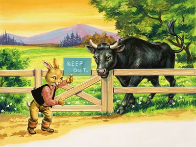 クマのウサギ 作： Henry Charles Fox