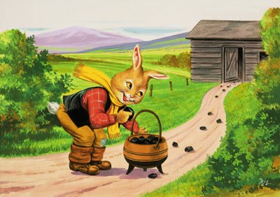 クマのウサギ 作： Henry Charles Fox