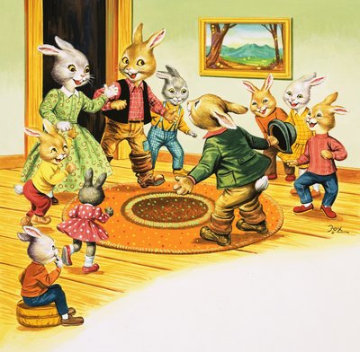 クマのウサギ 作： Henry Charles Fox