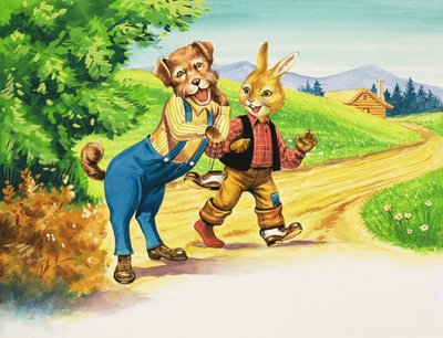 クマのウサギ 作： Henry Charles Fox