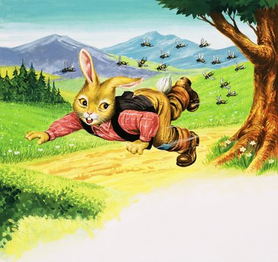 クマのウサギ 作： Henry Charles Fox