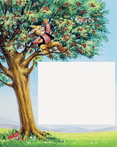 桜の木のうさぎ 作： Henry Charles Fox