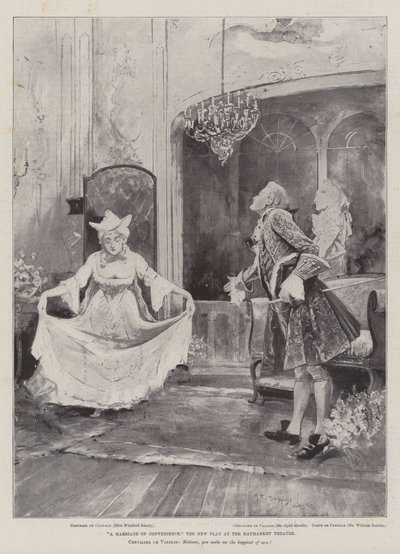 便利な結婚、ヘイマーケットシアターの新しい演劇 作： Henry Charles Seppings Wright