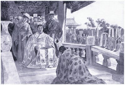 記念碑を贈る漢遊 作： Henry Charles Seppings Wright