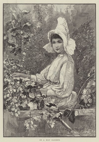 ホップガーデンで 作： Henry Charles Seppings Wright