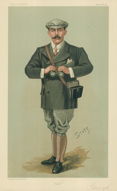 ラルフ・スニード氏、ラルフ、1898年3月10日、バニティフェア漫画 作： Henry Charles Seppings Wright
