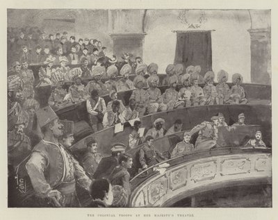 女王陛下の劇場の植民地軍 作： Henry Charles Seppings Wright