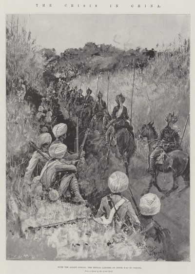中国の危機 作： Henry Charles Seppings Wright