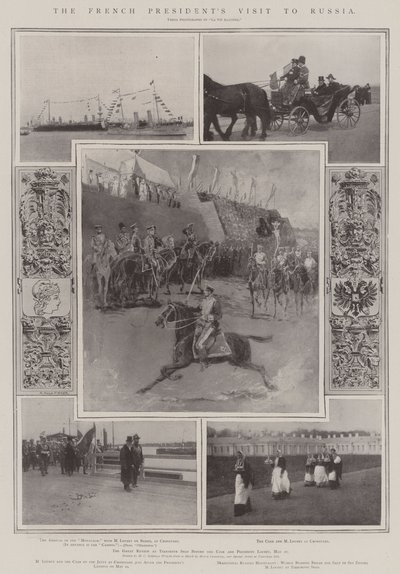 フランス大統領のロシア訪問 作： Henry Charles Seppings Wright