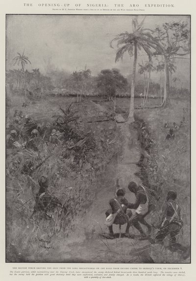 ナイジェリアの開拓、アロ遠征 作： Henry Charles Seppings Wright