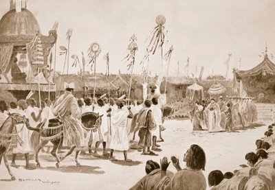 Fa Hsienの復活、「ハチソンの歴史」のイラスト、1910年頃 作： Henry Charles Seppings Wright