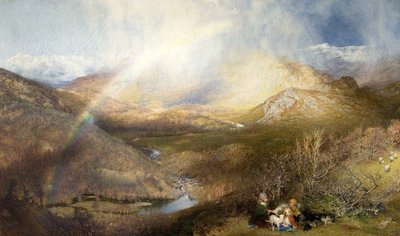 レインボー、1862 作： Henry Clarence Whaite