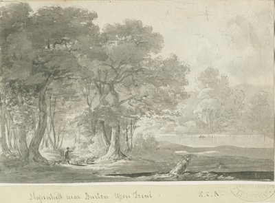Burton-uponTrent - Stapenhill: sepia drawing, nd [1788-1855] (drawing) 作： Henry Curzon Allport