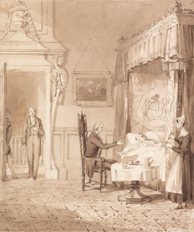 A Vida de um Nobre: Cena Nona - O Quarto do Doente 作： Henry Dawe