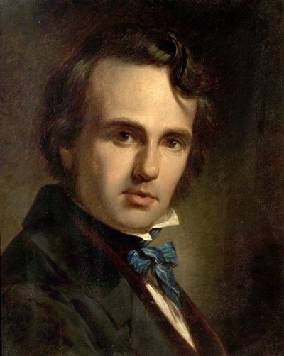 自画像 作： Henry Dawson