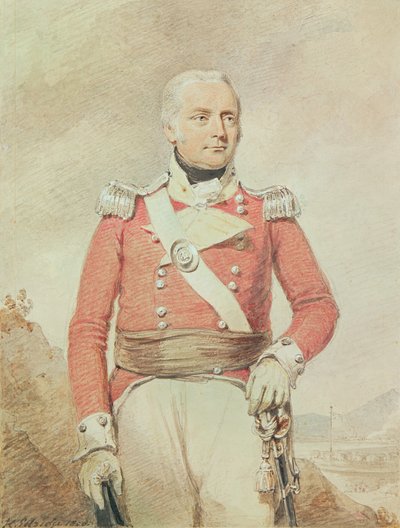 パトリックマッケンジー少将、1808年 作： Henry Edridge