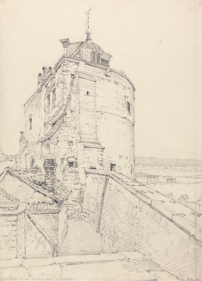 カーフュー タワー、ウィンザー 作： Henry Edridge