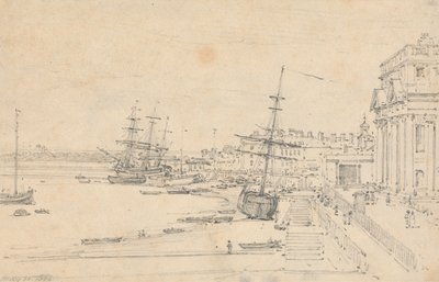 Custom House, Lontoo 作： Henry Edridge