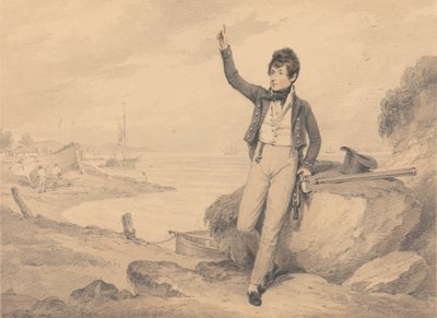 O HON. George Pryse Cambell (1793-1858), como aspirante 作： Henry Edridge
