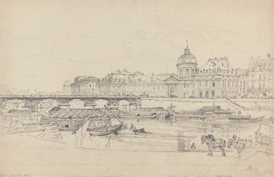 The Mint, Pont des Arts e Institut de France, Paris 作： Henry Edridge