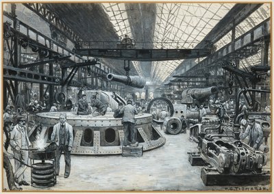 サー・ジョセフ・ウィットワース・アンド・カンパニーのフィッティング・ショップのベイ 作： Henry Edward Tidmarsh