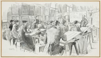 市立美術学校デザイン室 作： Henry Edward Tidmarsh