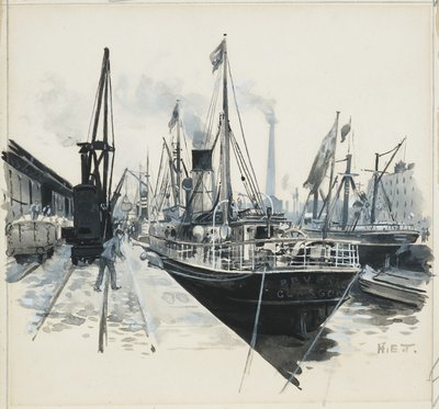 ポモナドックでの積み込み 作： Henry Edward Tidmarsh