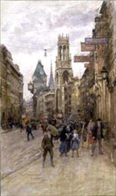 西部の聖ダンスタンス、1922 作： Henry Edward Tidmarsh