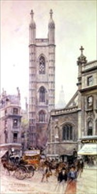 St Mary Aldermary, Queen Victoria Street 作： Henry Edward Tidmarsh