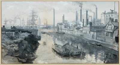 オルドソールのアーウェル、ウォーラル染料工場 作： Henry Edward Tidmarsh